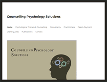 Tablet Screenshot of counsellingpsychologysolutions.com